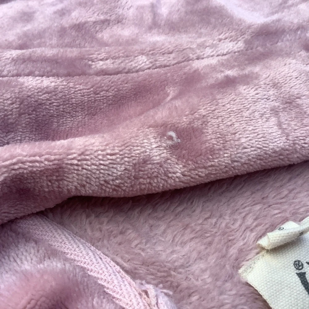 UGG Marlow Double Fleece Plush Robe Long  in Dusk Pink M Medium - Picture 5 of 13